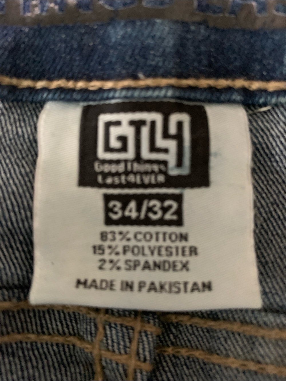 Slim Straight Cargo Jeans - Washed Blue - Picture 6 of 6